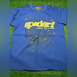 Spider Blue Graphic Tee for Men